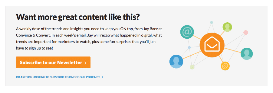 Example of how to wrap up a blog post: Convince & Convert