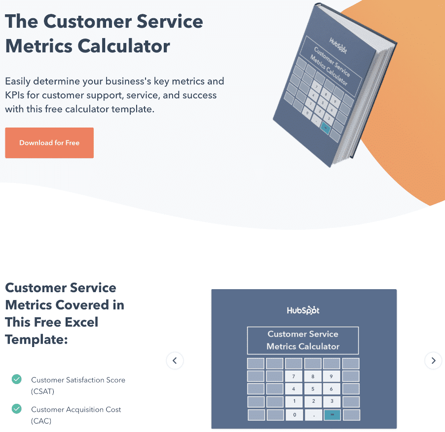 Opt-in page example 4 from Hubspot
