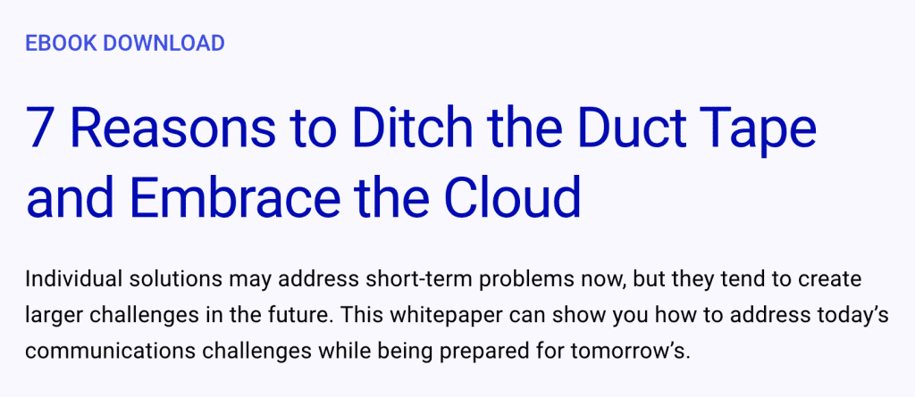 Opt-in page title example from Dialpad