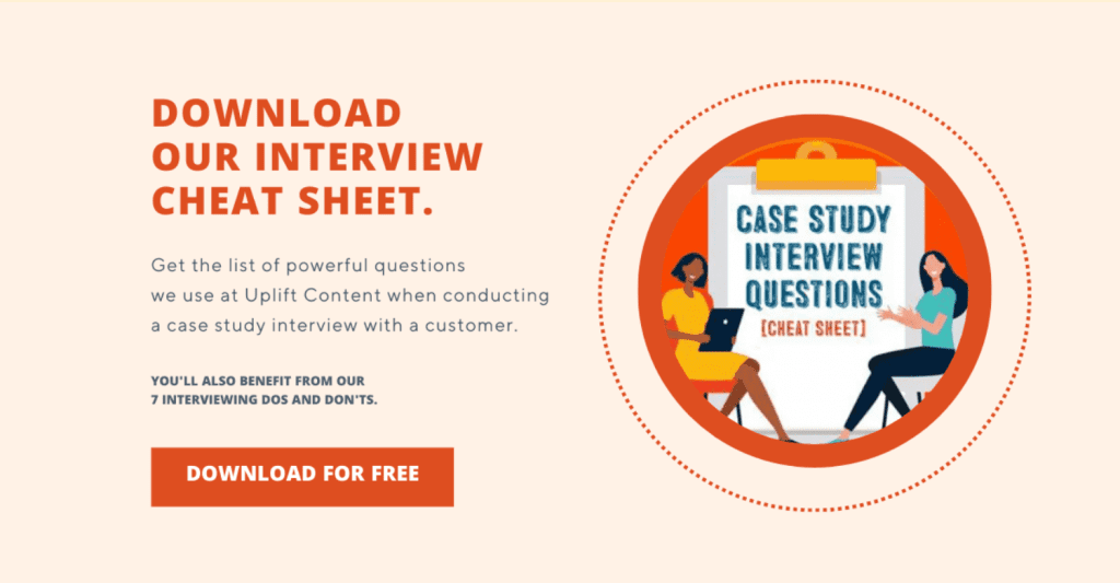 customer case study interview questions