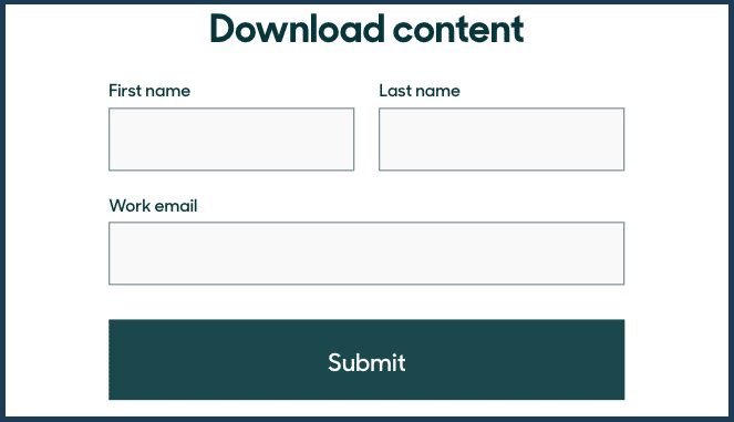 Zendesk download form with 3 fields
