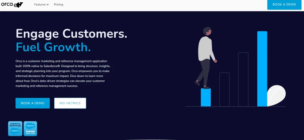 Orca Homepage - Orca is an example of customer marketing solutions