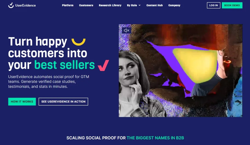 UserEvidence Homepage