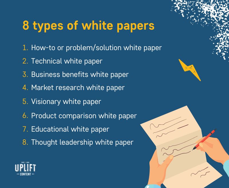 8 types of white papers