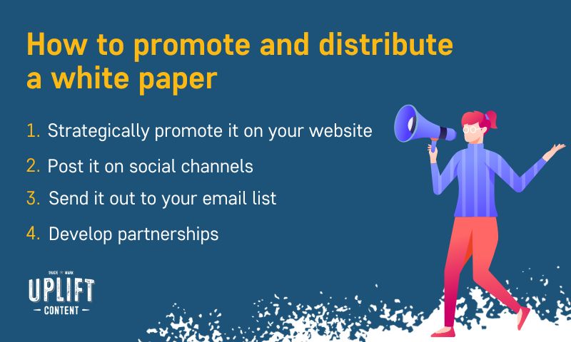 How to promote and distribute a white paper